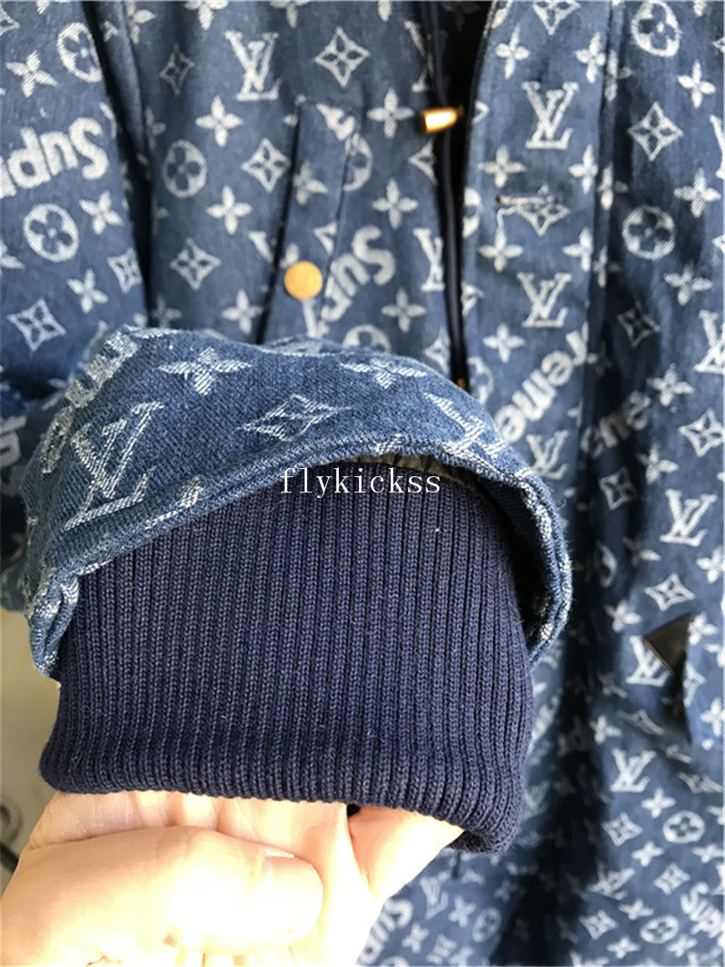 LVS Supreme Blue Denim Coat